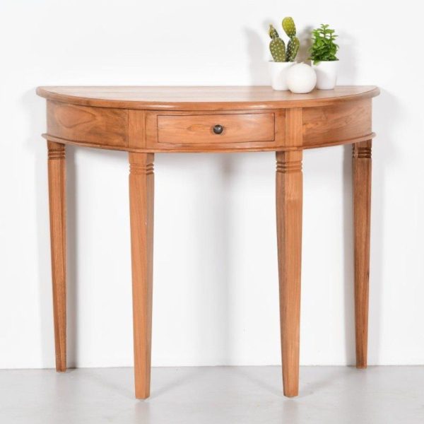 Console Plain demi-lune
