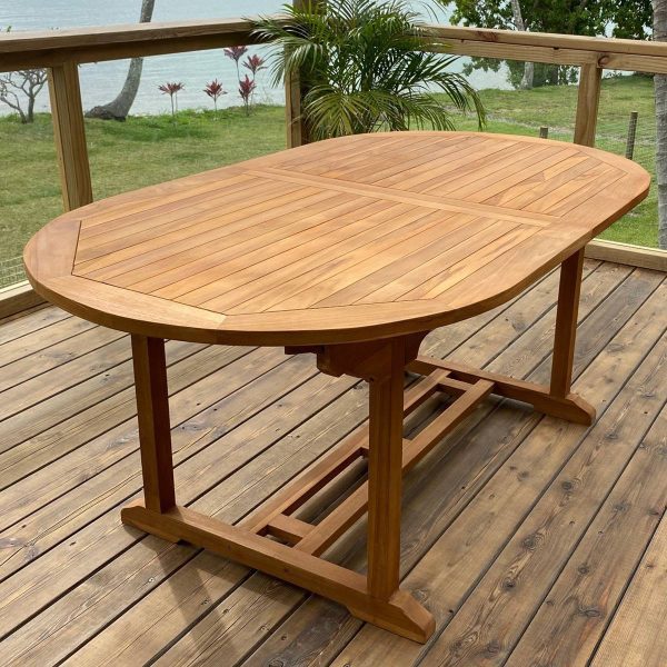 Table Garden extensible ovale 150