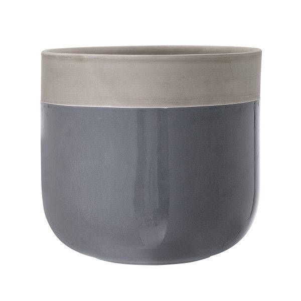 Cache-pot gris