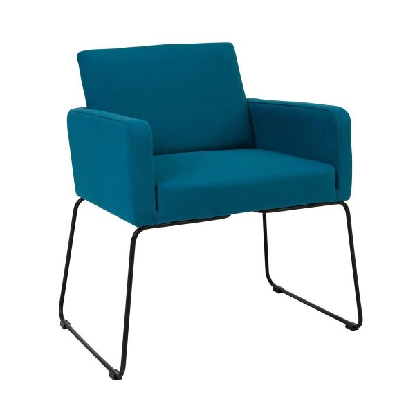 Fauteuil Delma Bleu
