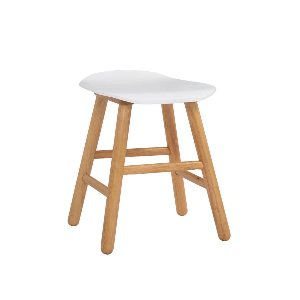 Tabouret Hetty blanc petit