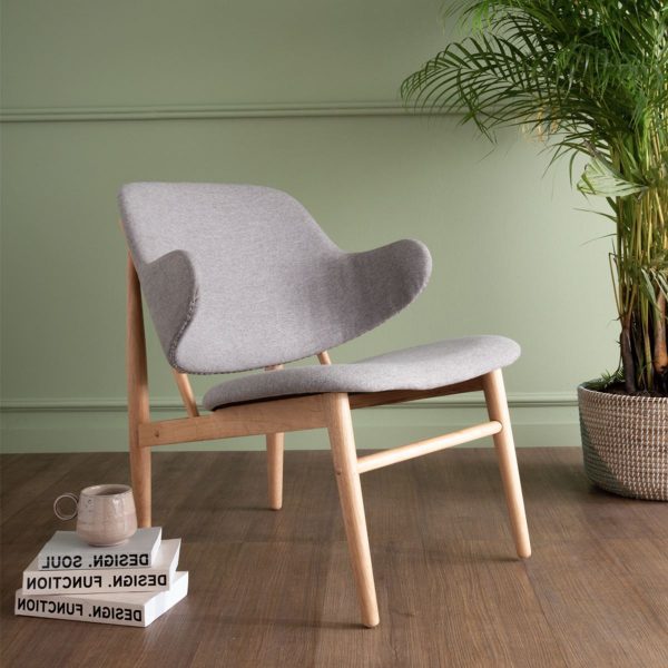 Fauteuil Lounge Vezel gris