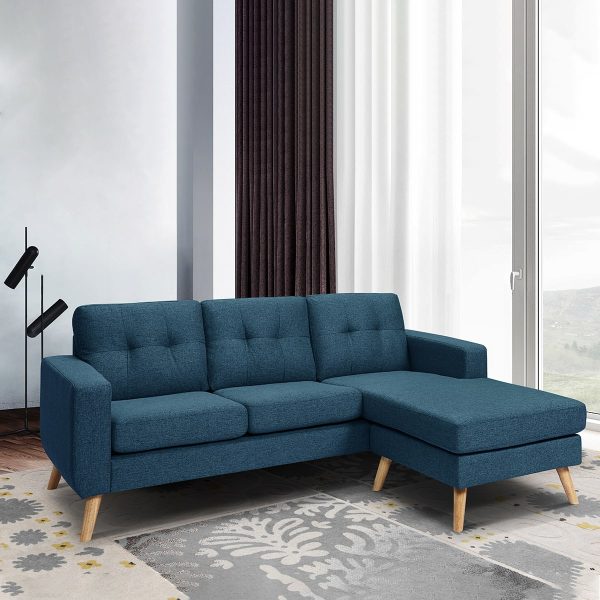 Salon d'angle Jerome Bleu