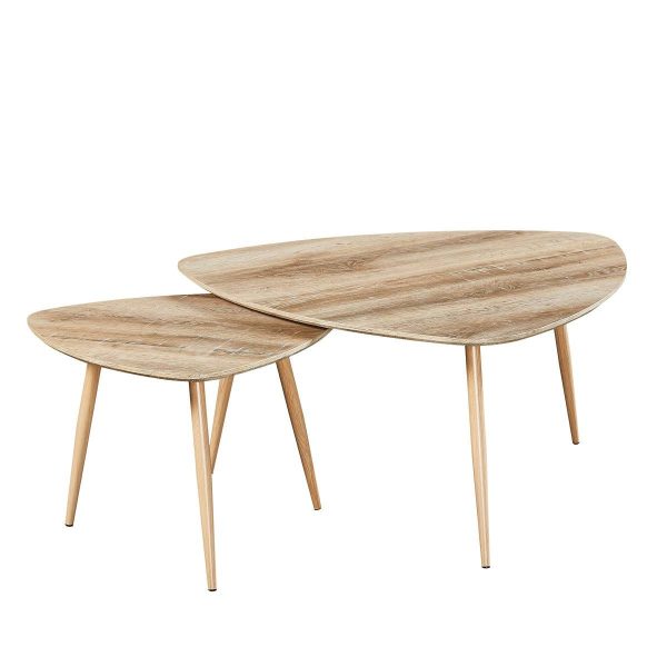 Set de 2 tables Rena