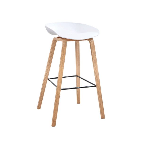 Tabouret Norte blanc