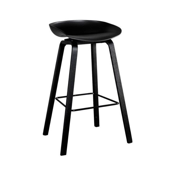 Tabouret Norte noir