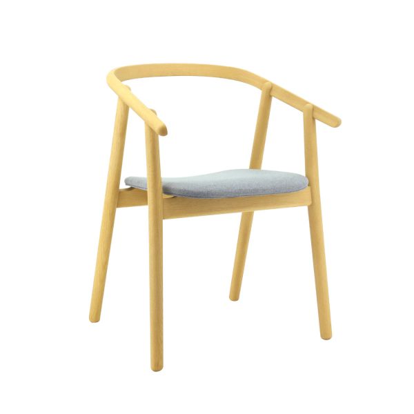 Chaise Gerd naturelle & grise