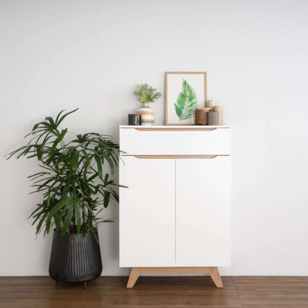 Meuble à chaussure Mando blanc