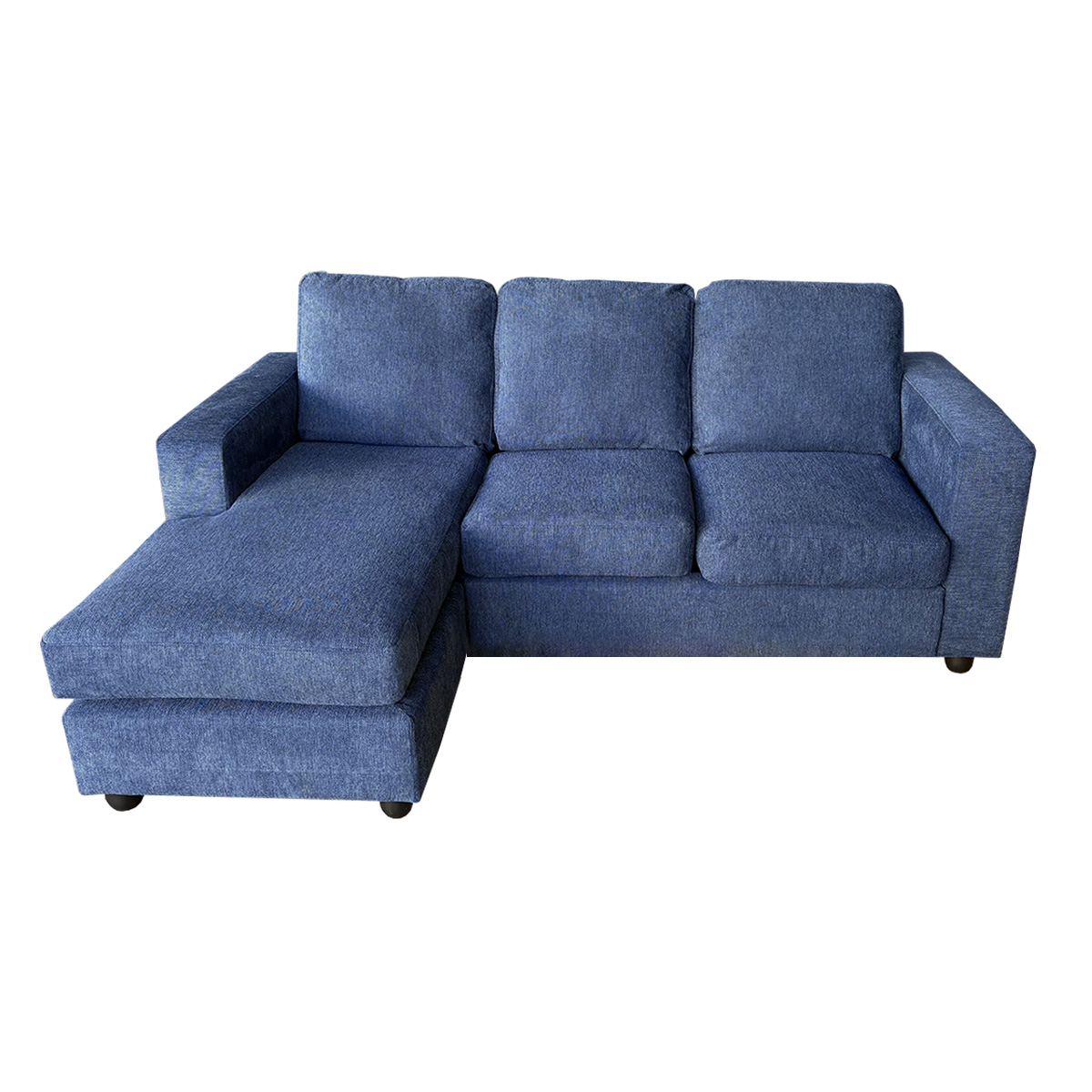 Salon d'angle Flower - Bleu Foncé