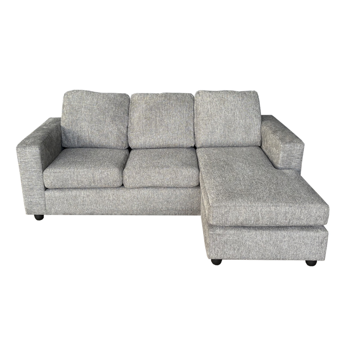 Salon d'angle Flower - Gris